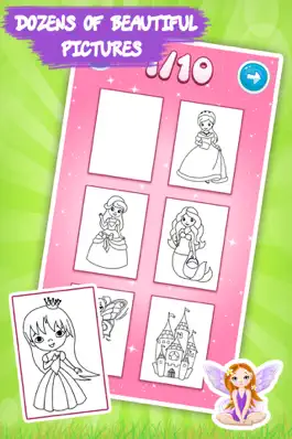 Game screenshot Best coloring book - Princess hack