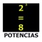 Esta App tiene dos niveles, en el primer nivel genera cinco potencias aleatoriamente entre 1 y 3, en el nivel dos genera cinco potencias entre 1 y 5 dándote a elegir entre tres opciones de las cuales solo una es la correcta