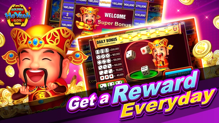 Slots GoldenHoYeah-Casino Slot screenshot-6