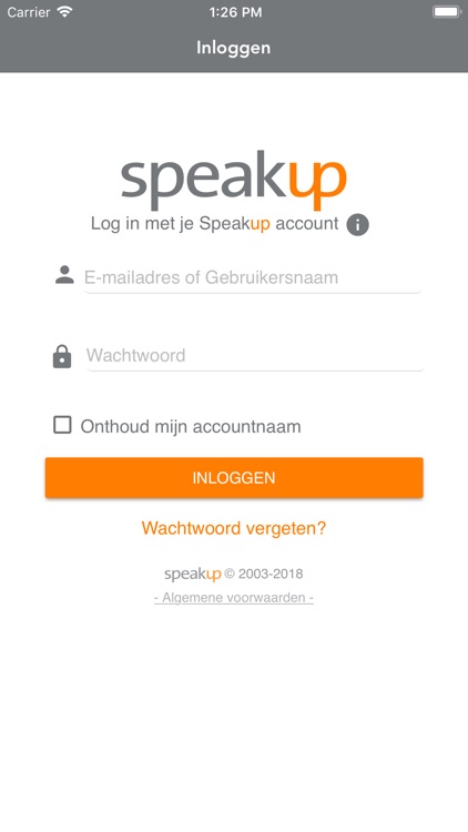 Speakup App