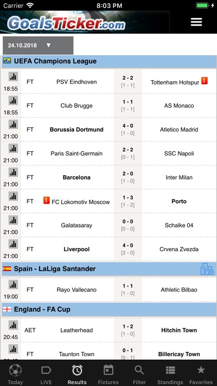 GoalsTicker Livescore