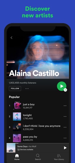 Spotify: Discover new music app screenshot