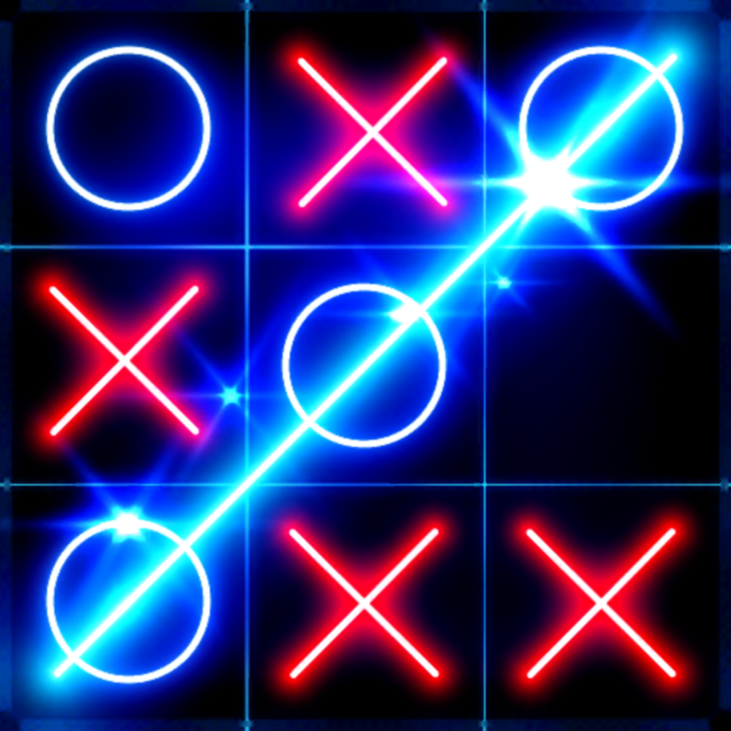 Get Tic Tac Toe Glow - Puzzle Game for iOS, iPhone, iPad Aso Report