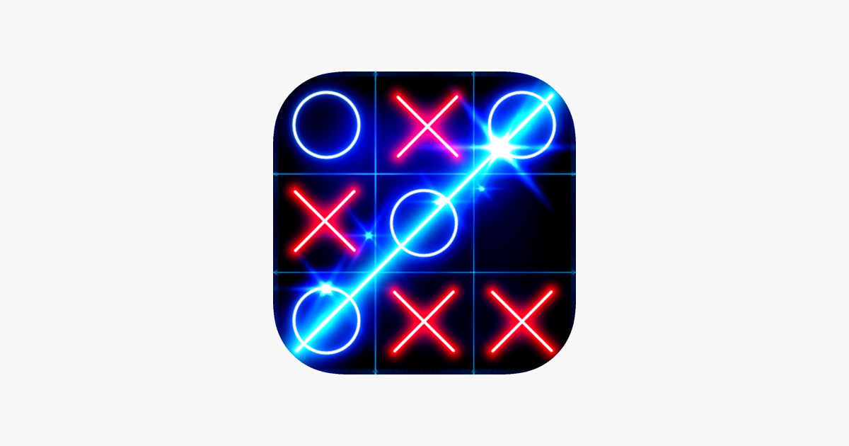 ‎Tic Tac Toe Glow - Puzzle Game