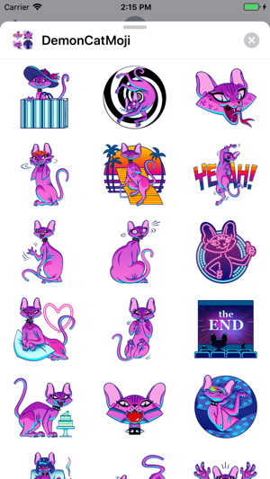 DemonCatMoji - Stickers Pack(圖1)-速報App