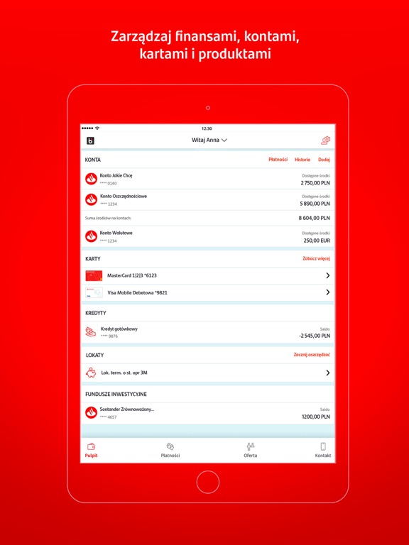 Santander mobile screenshot 2