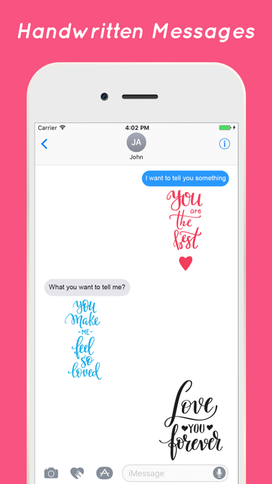 How to cancel & delete Handwritten Stickers for iMessage from iphone & ipad 1