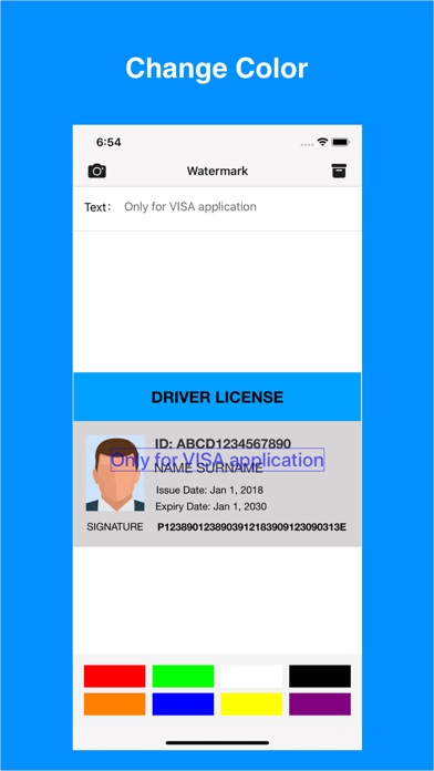 Watermark-Protect ID photos screenshot 4