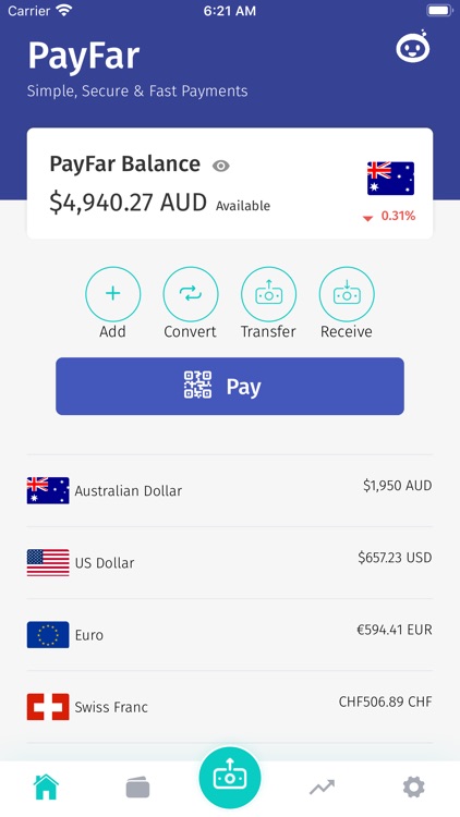 PayFar | Multi-currency wallet