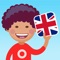 The app supports children through various exercises such as ▶learning vocabulary, ▶sentence structure and ▶grammar as well as ▶pronunciation and ▶spelling