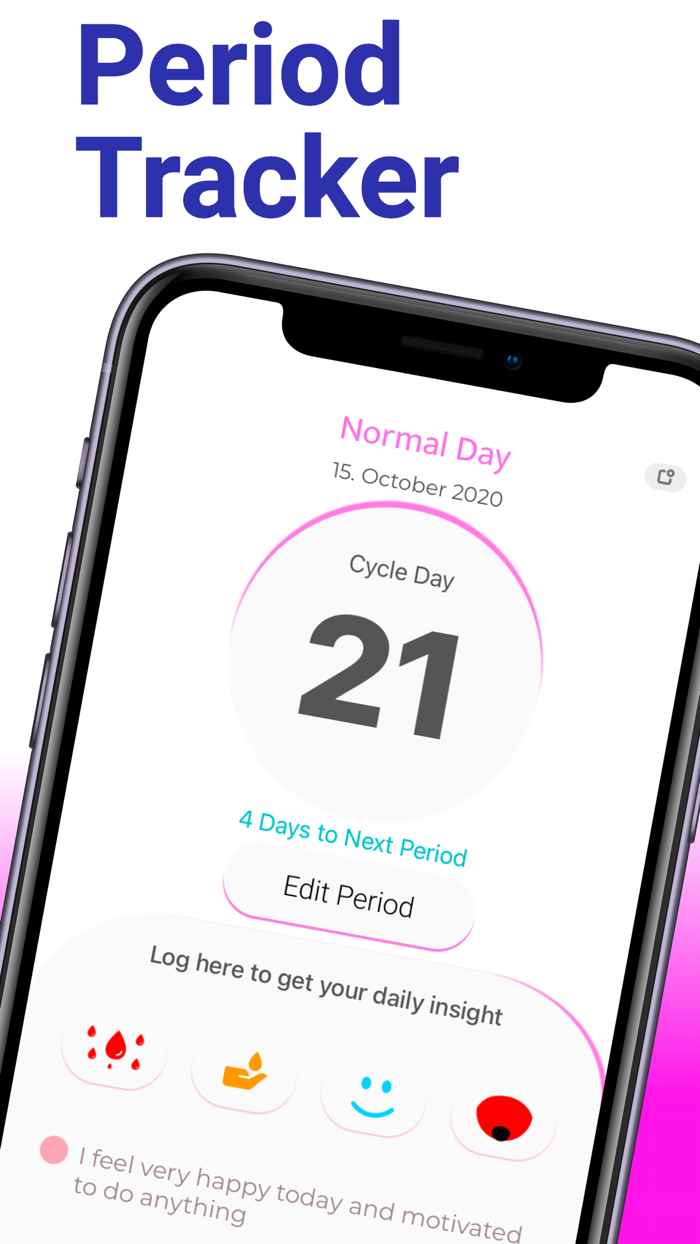 PC Period Tracker Widget