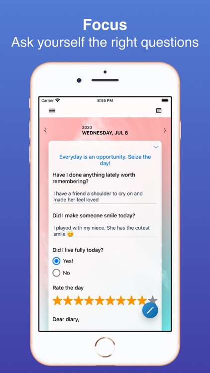 Custom Journal: Question Diary