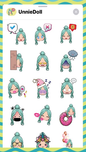 Unnie Doll Stickers(圖2)-速報App