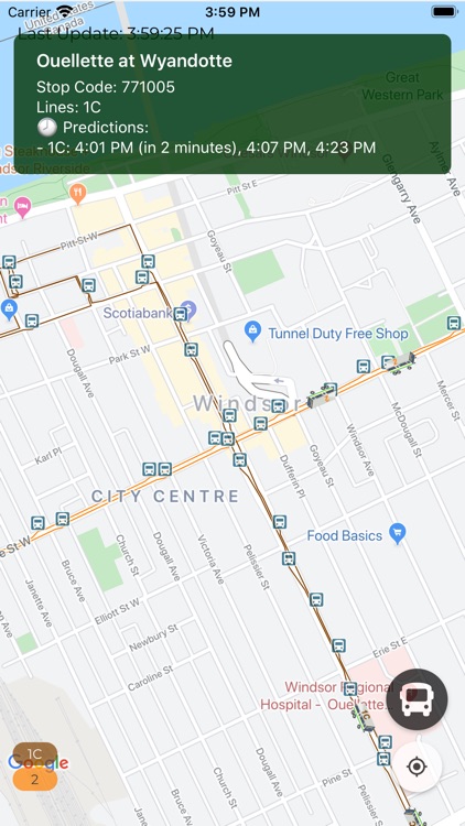 Windsor Bus Tracker