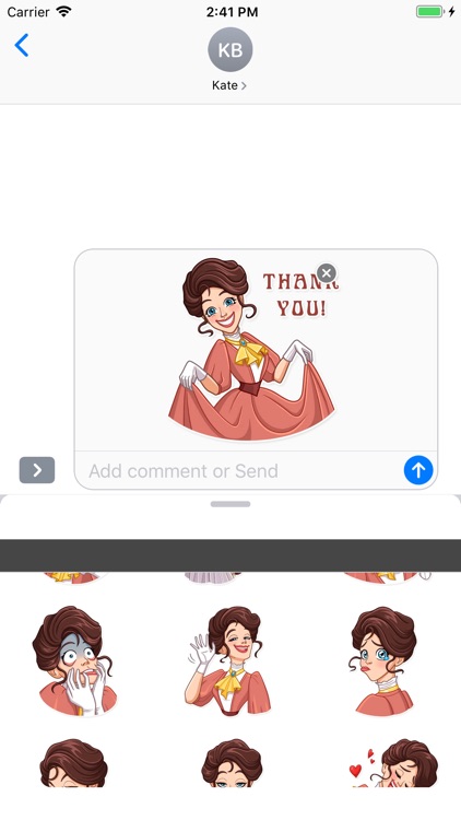 Such A Lady stickers pack