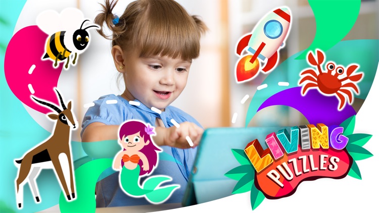 Living Puzzles for kids screenshot-0