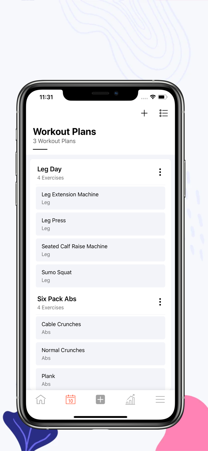 Gym Diary Workout Tracker Log