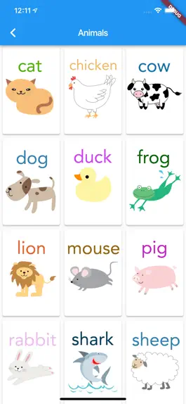 Game screenshot Flash Cards for Toddlers apk