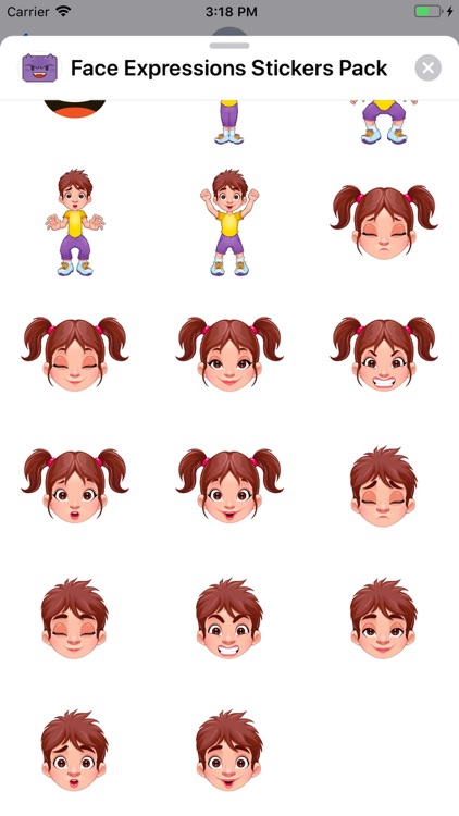 Face Expressions Stickers Pack screenshot-3