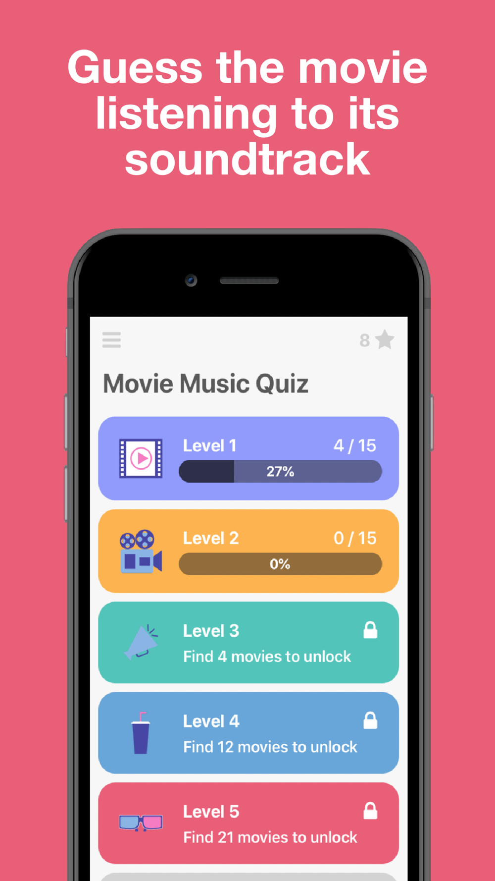 Movie Music Quiz - Blindtest Free Download App for - STEPrimo.com