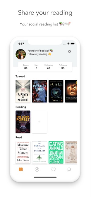 Bookself - Social Reading App(圖1)-速報App