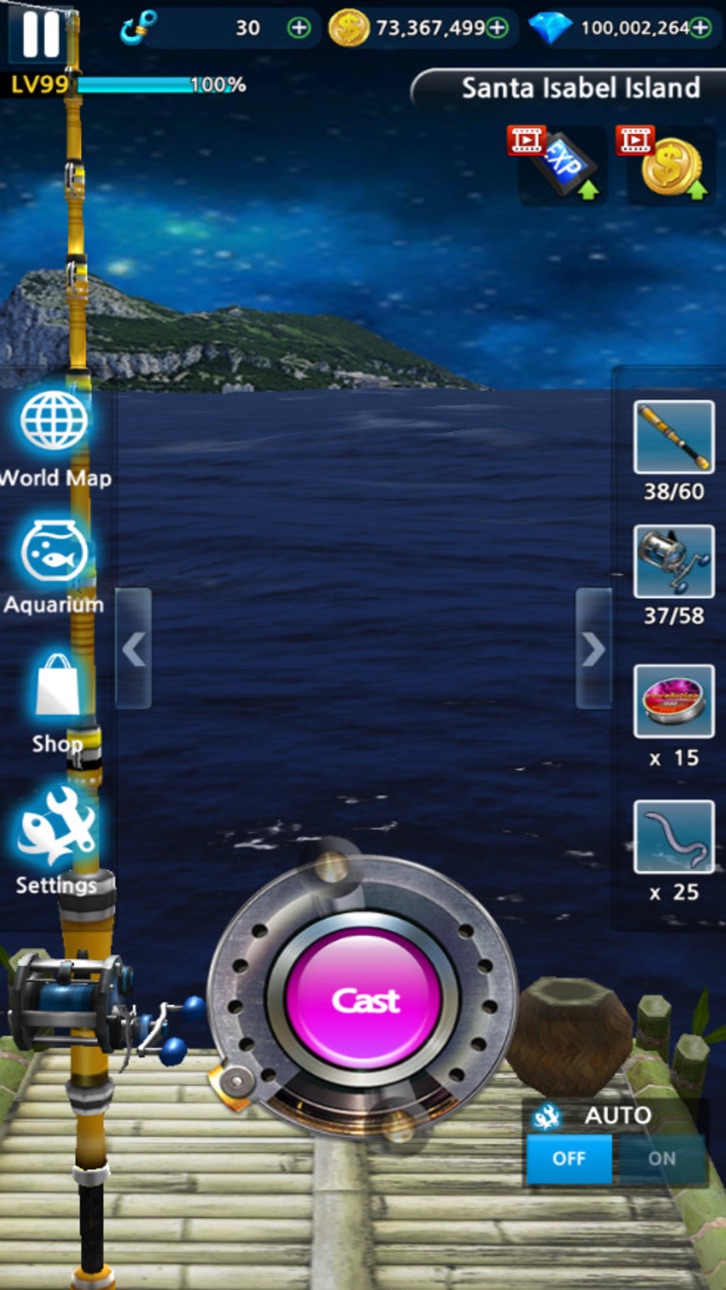 Monster Fishing 2019 - Free Hack screenshot 5 - iOS game interface