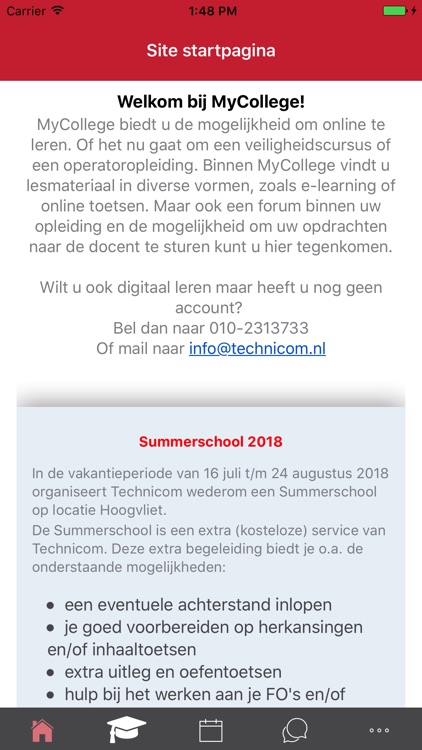 Technicom - MyCollege mobiel screenshot-3