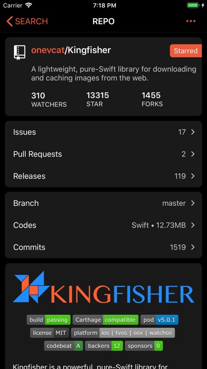 Grape for GitHub