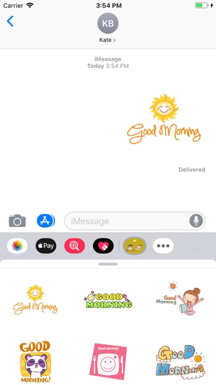 Good Morning - Night Stickers screenshot-4