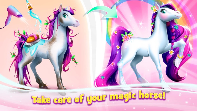Fashion Rainbow Horse Rider