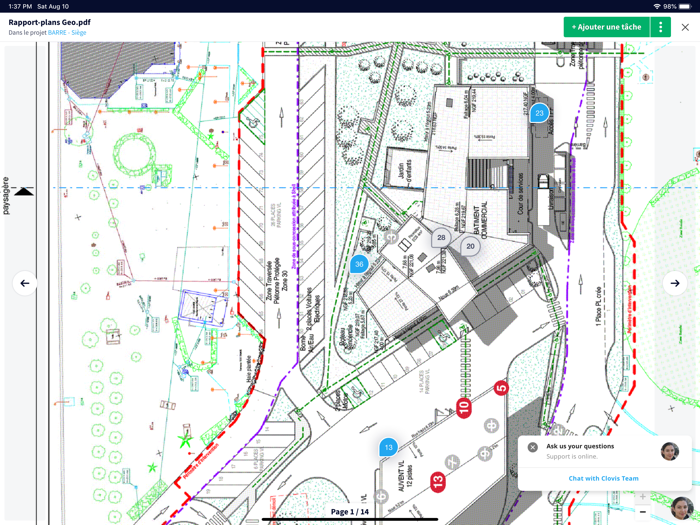 Clovis - project tool  BIM
