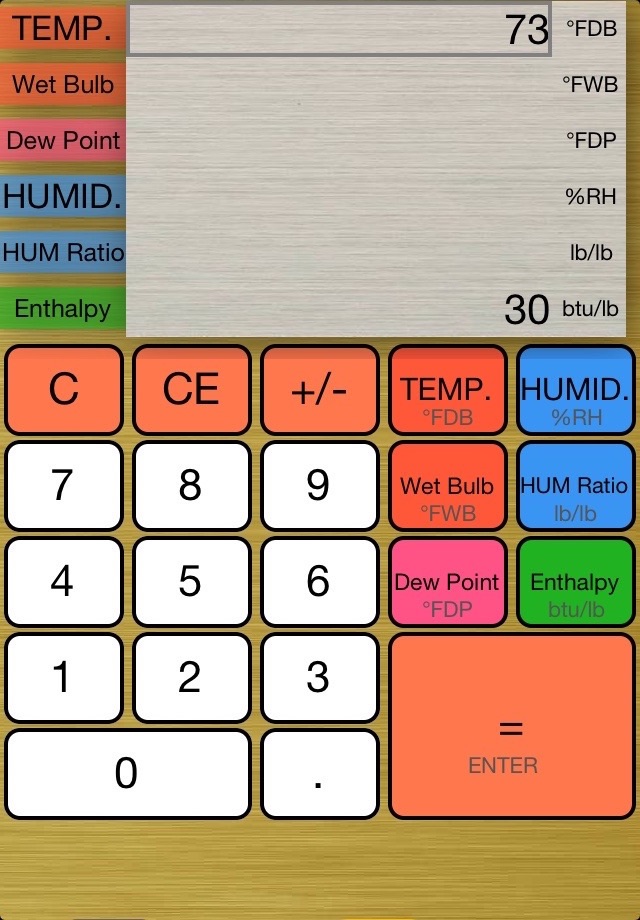 Calculator of Air screenshot 2