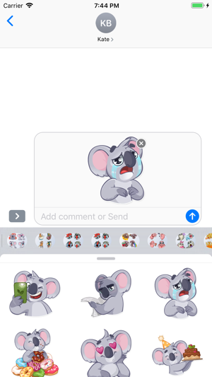 KoalaMoji - Koala Stickers(圖5)-速報App