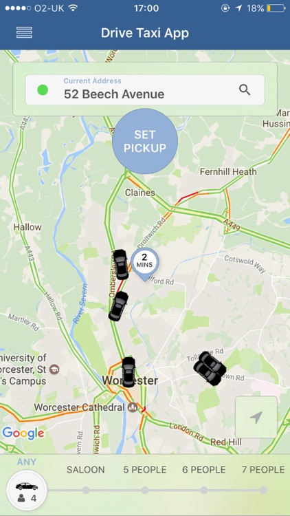 Drive Taxi App Worcester