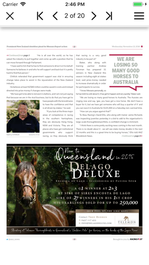 ANZ Bloodstock News Reader(圖3)-速報App