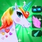 Welcome to Magical unicorn Fashion World - your dream dress up, and makeup game for girls