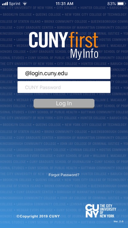 CUNYfirst MyInfo