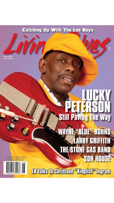 LIVING BLUES MAGAZINE screenshot1