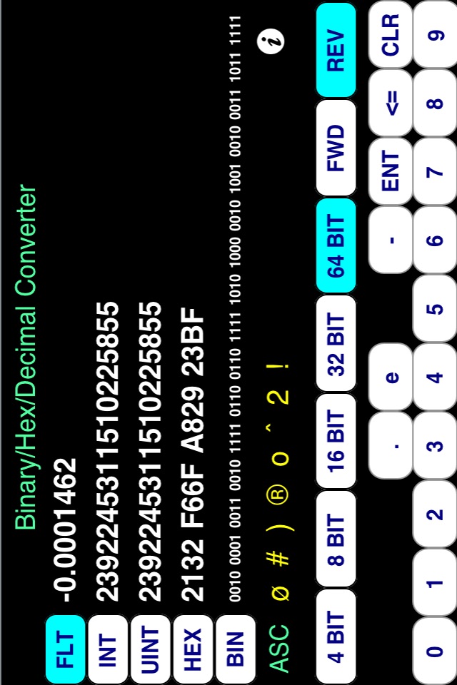 iConvert Hex Decimal Binary screenshot 3