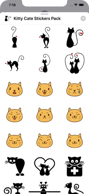 Kitty Cate Stickers Pack(圖1)-速報App