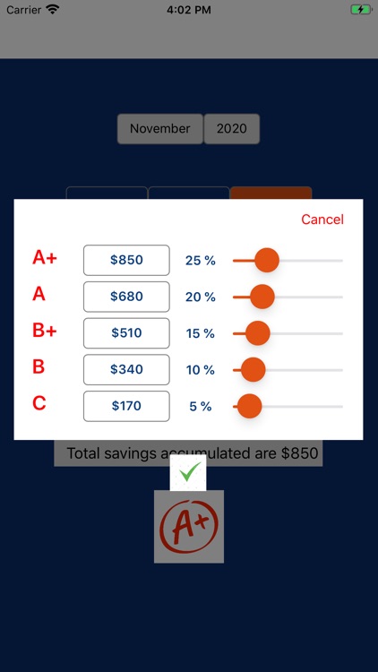 Savings Scorecard screenshot-7