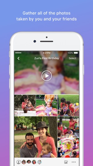 Moments–private shared albums Screenshot