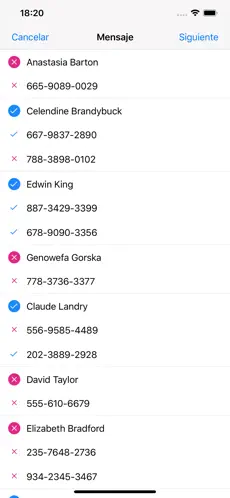 Captura de Pantalla 5 iContacts: Contactos de grupo iphone