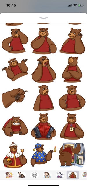 Cute Bear Pun Funny Stickers(圖2)-速報App