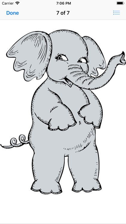 Little Baby  Elephant Stickers