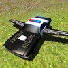 Flying Police Car Driving Sim