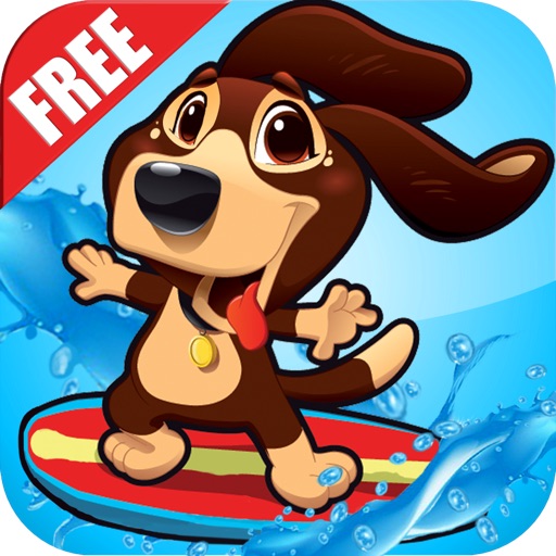 Where's the Bst Riptide ? Free : My Pet Puppy Water Surfing Race