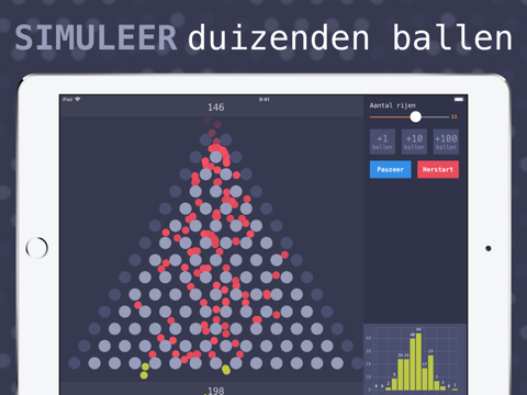 Galton Board screenshot 2