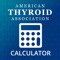 The American Thyroid Association has developed thyroid nodule calculators to provide guidance and recommendations for particular practice areas concerning thyroid disease and thyroid cancer