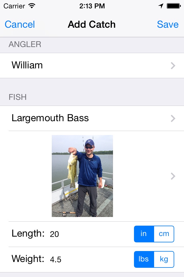 Catch - Fish Log for Anglers screenshot 3